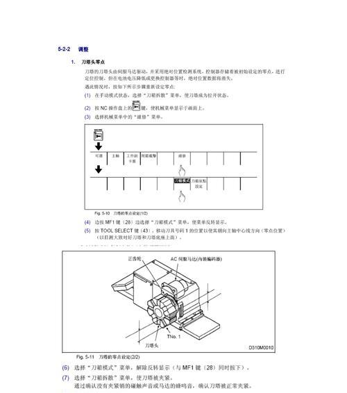 车床刀塔中心轴调整的具体步骤是什么？