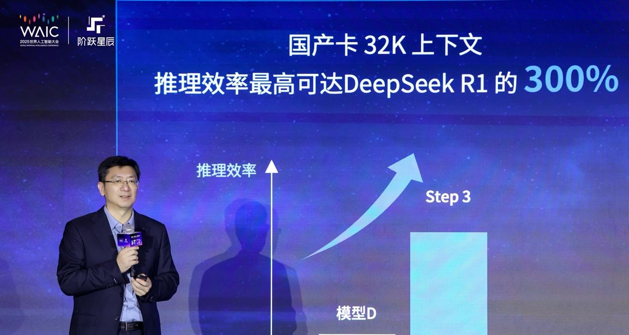 阶跃星辰发布新一代基模Step 3,推理效率创行业新高
