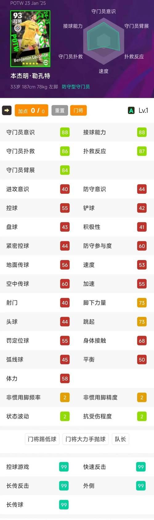 《实况足球2024》曼城球员评分排行榜（曼城球员能力值大揭秘）