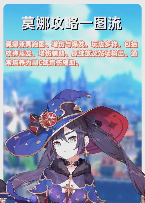 原神莫娜武器圣遗物搭配攻略：如何提升莫娜的输出能力